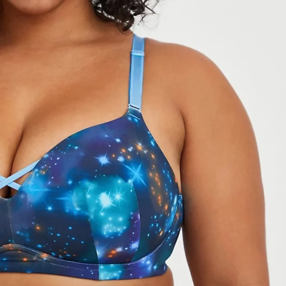 ❤️On Hold for Kathy❤️ Torrid Wire-Free Push-Up Back-Smoothing Bra, Size 46C - Picture 6 of 6